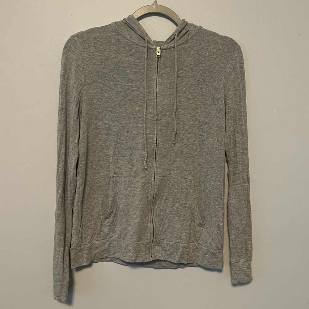 Old Navy Gray Super Thin Zip Up